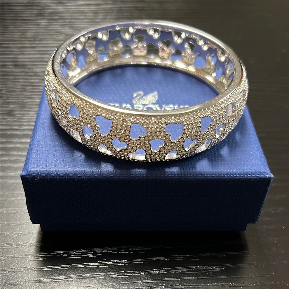 Swarovski Silver Heart Bracelet